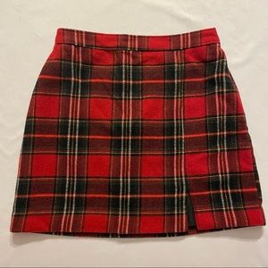 Plaid Mini-Skirt